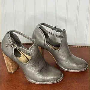 Frye Shoes Frye Margaret Shootie Stacked Heel Size 8 Poshmark